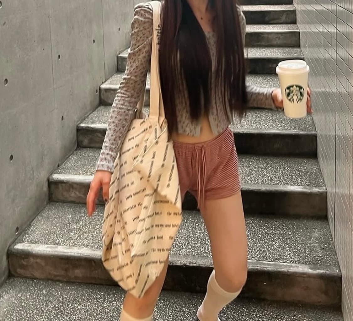 더미스테리어스호텔 풀로고 에코 백 상품이미지2