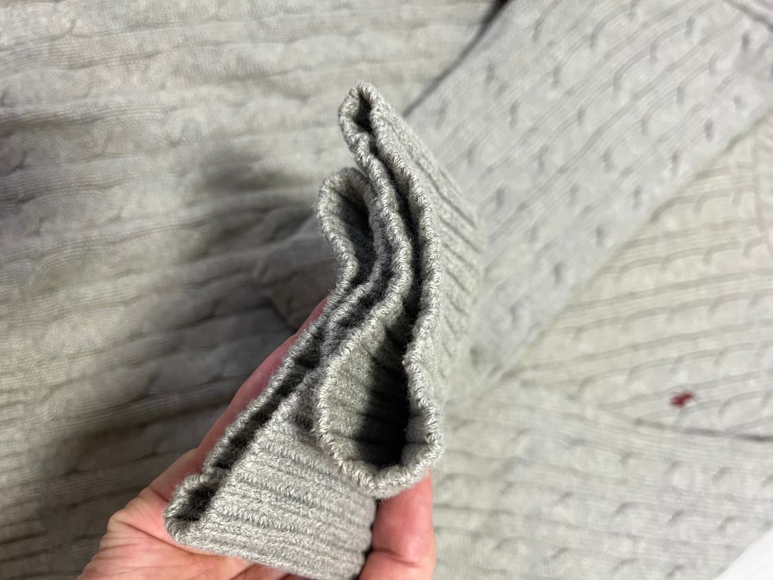 폴로 케이블니트 키즈XL(성인M정도) 상품이미지3