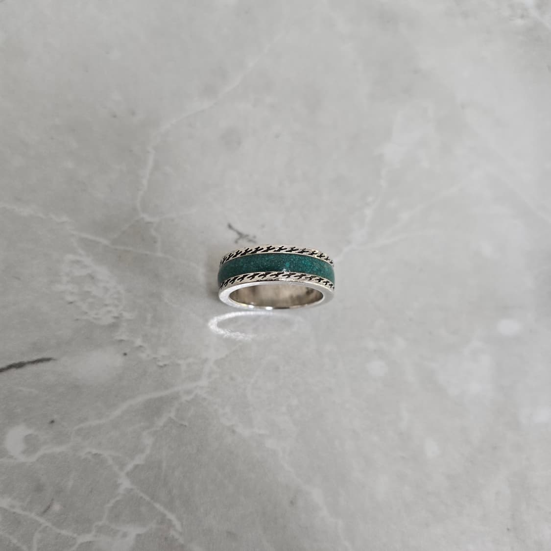 구찌 에나멜 인터로킹 링 반지 10호 판매 상품이미지3