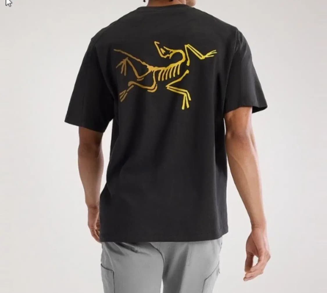 아크테릭스 빅로고 반팔티셔츠 블랙 XL(새상품) 상품이미지4