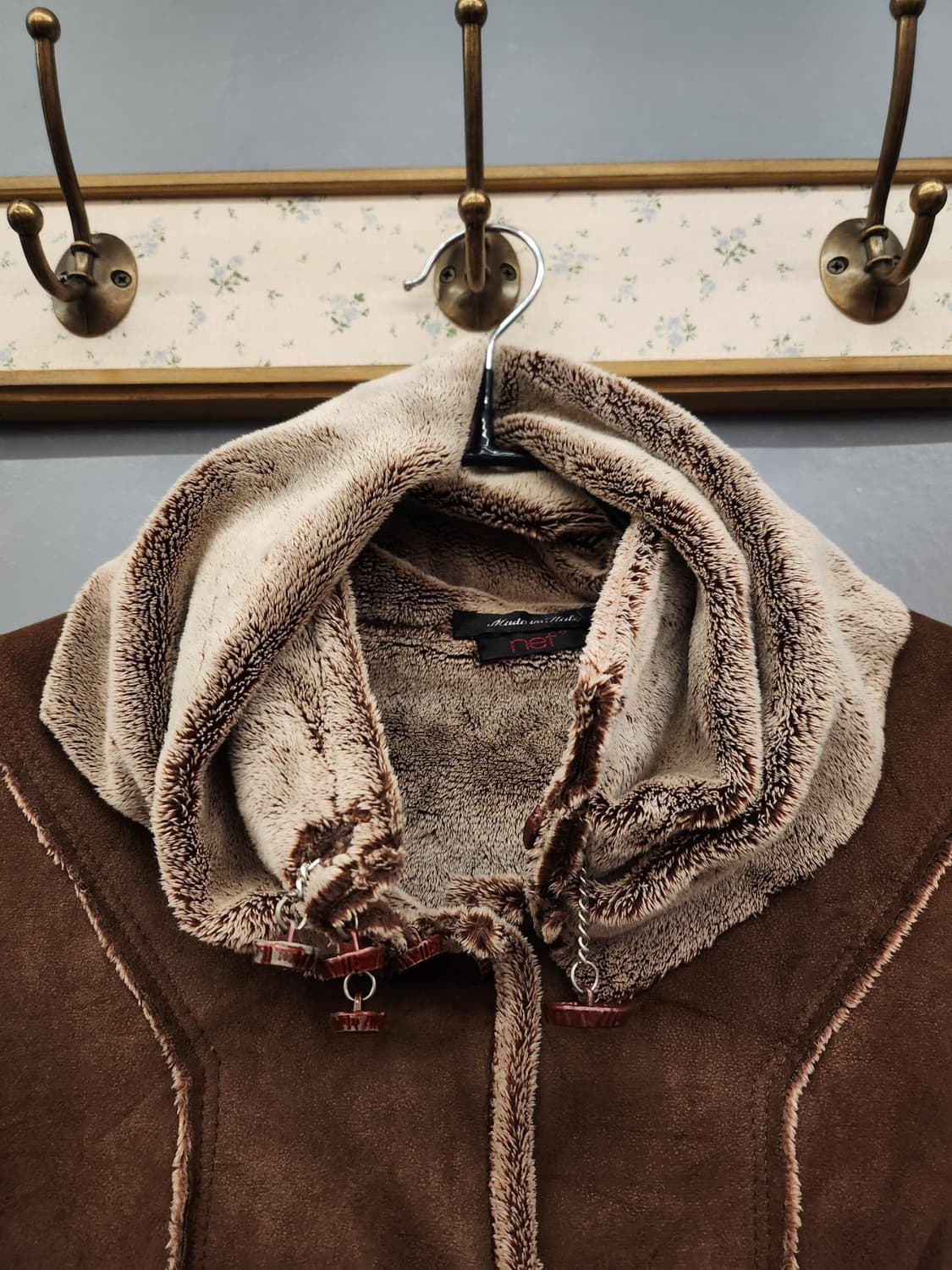 이태리Nef  브라운 스웨이드무스탕 자켓 상품이미지2