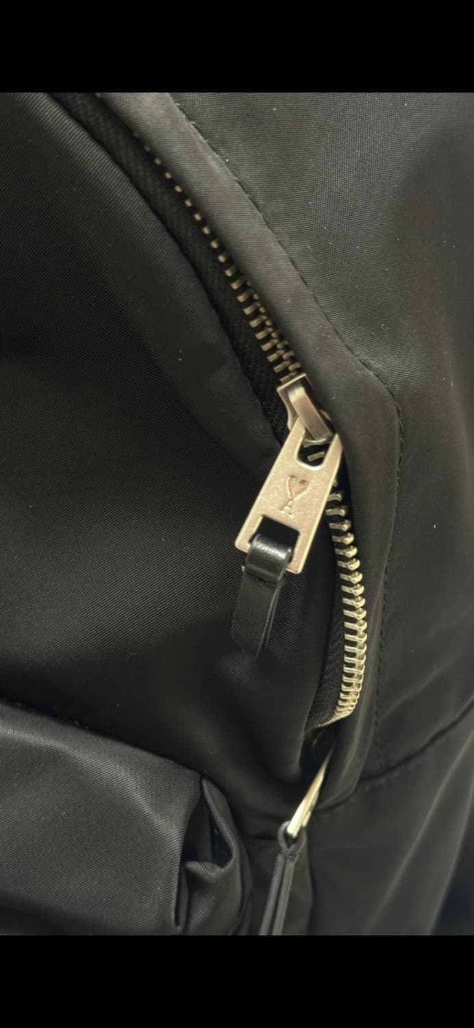 아미 ami 로고 블랙 백팩 상품이미지2