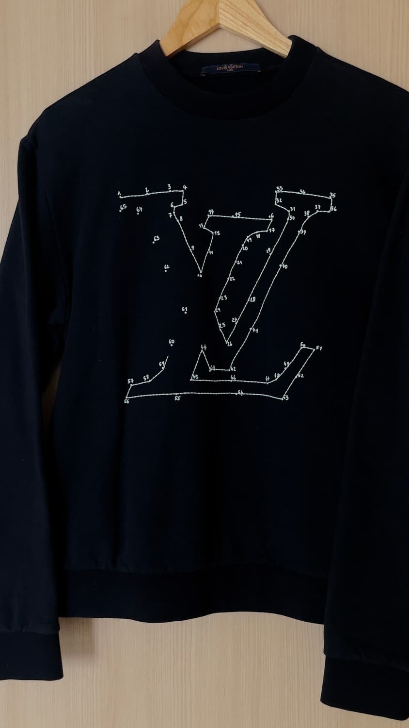 루이비통 LV 스티치 프린트 자수 스웨트셔츠 상품이미지3