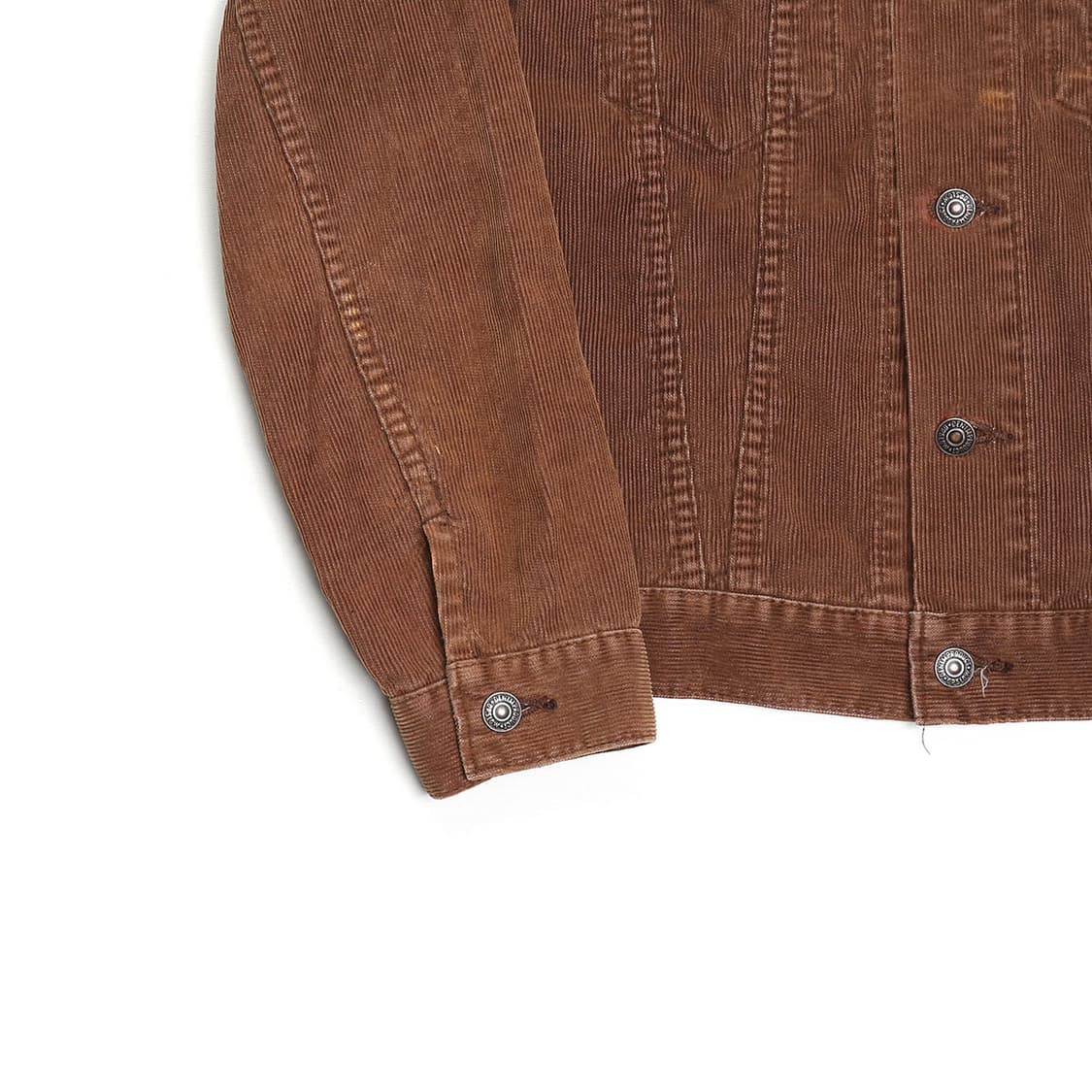 (S1) 오어슬로우 브라운 코듀로이 트러커 자켓 상품이미지3