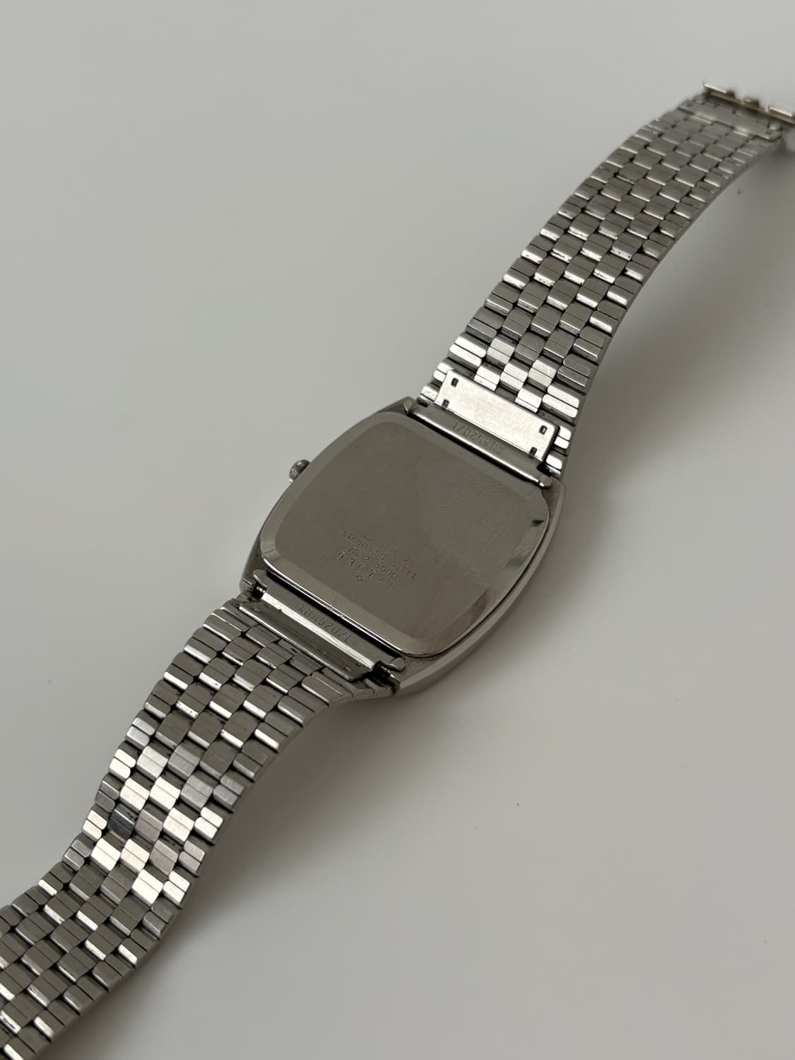 70s emblem silver square quartz 상품이미지8