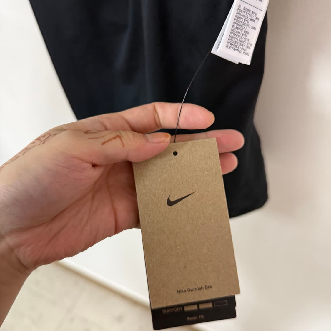 나이키 드라이핏 블랙 탱크탑XS[새상품] 상품이미지5