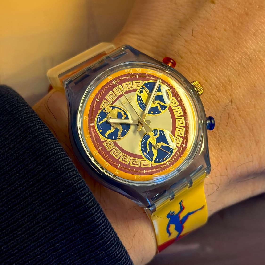 94년판) 빈티지 스와치 크로노 올림픽 기념 kalos 상품이미지1