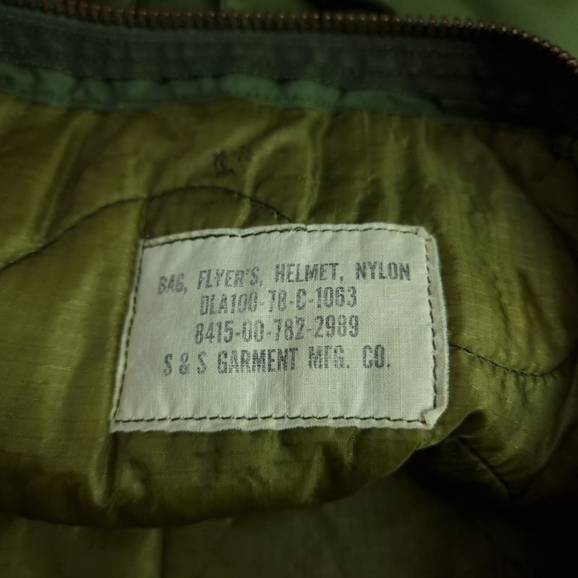 [아메리칸빈티지] 미군 오리지널 USAF 78년식 헬멧백 P01655 상품이미지7
