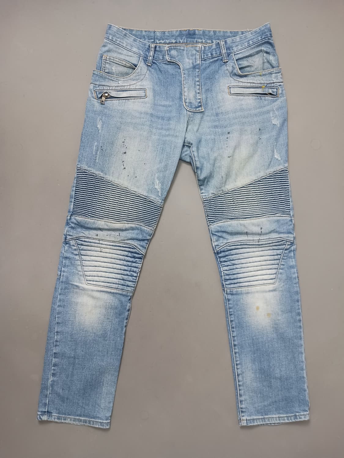 [34] 발망 더티오일 바이커진 청바지 상품이미지1