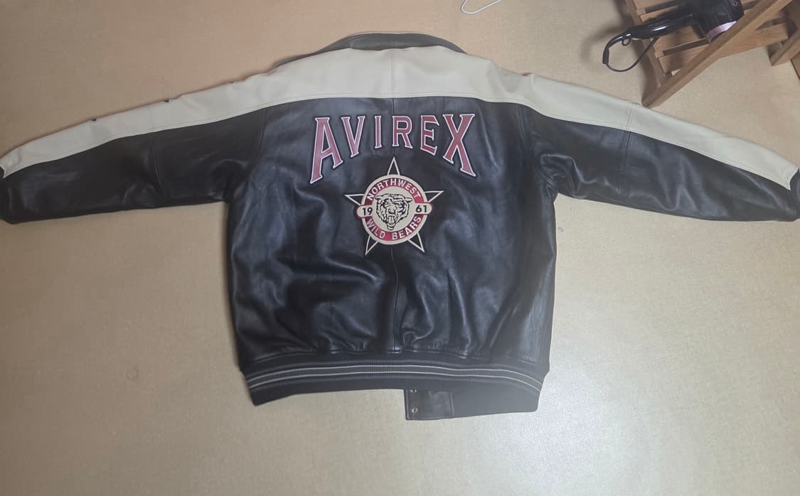 아비렉스 가죽 바시티자켓 2xl 상품이미지5