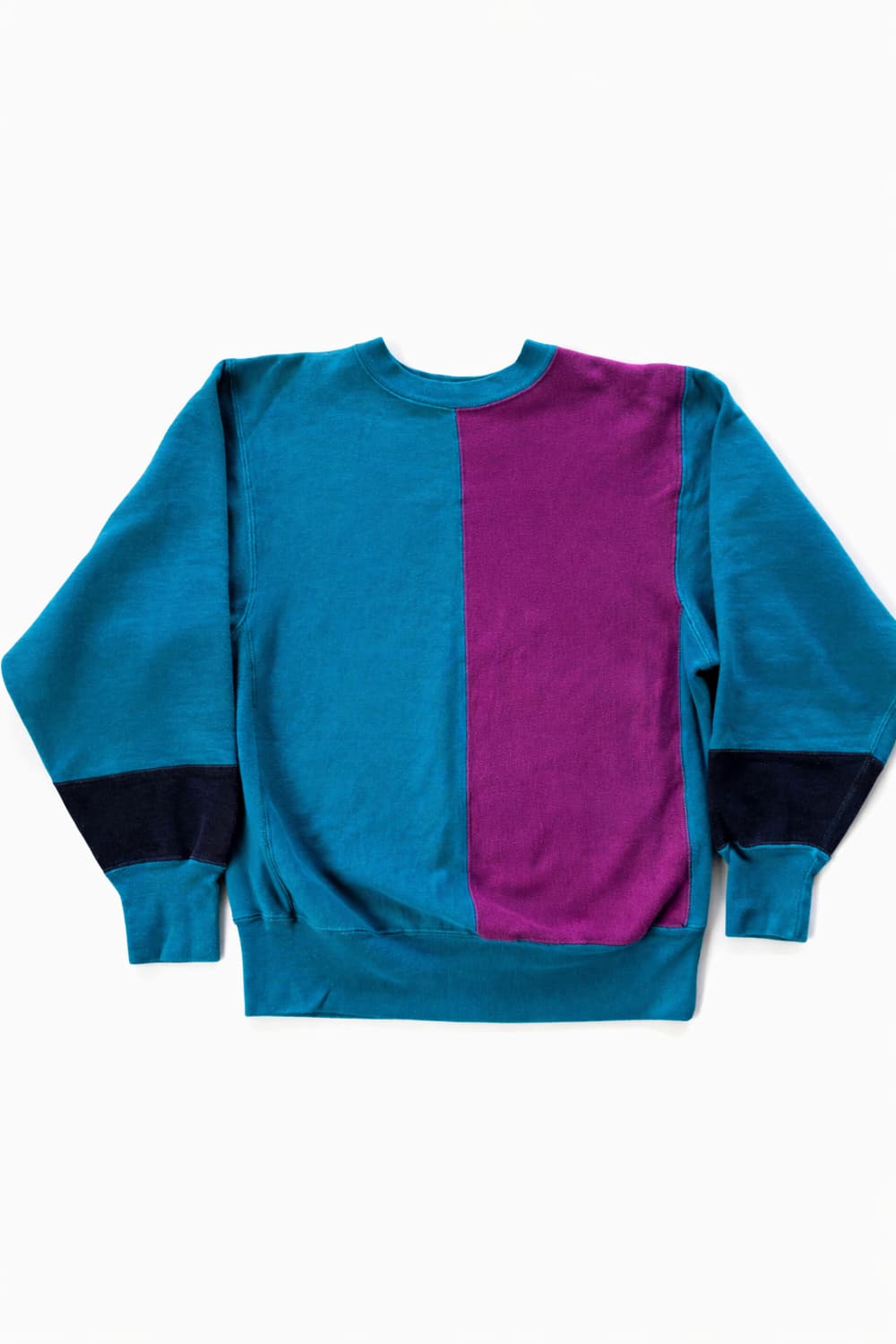 Rare 90s 챔피온 컬러 블럭 리버스위브 스웻셔츠 L 상품이미지1