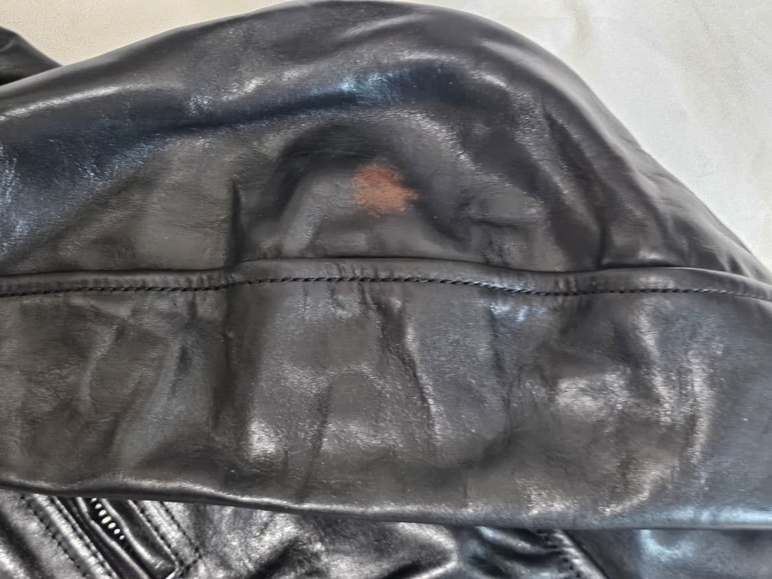 CIDU Leather 말가죽 추정 라이더자켓 XL 상품이미지3