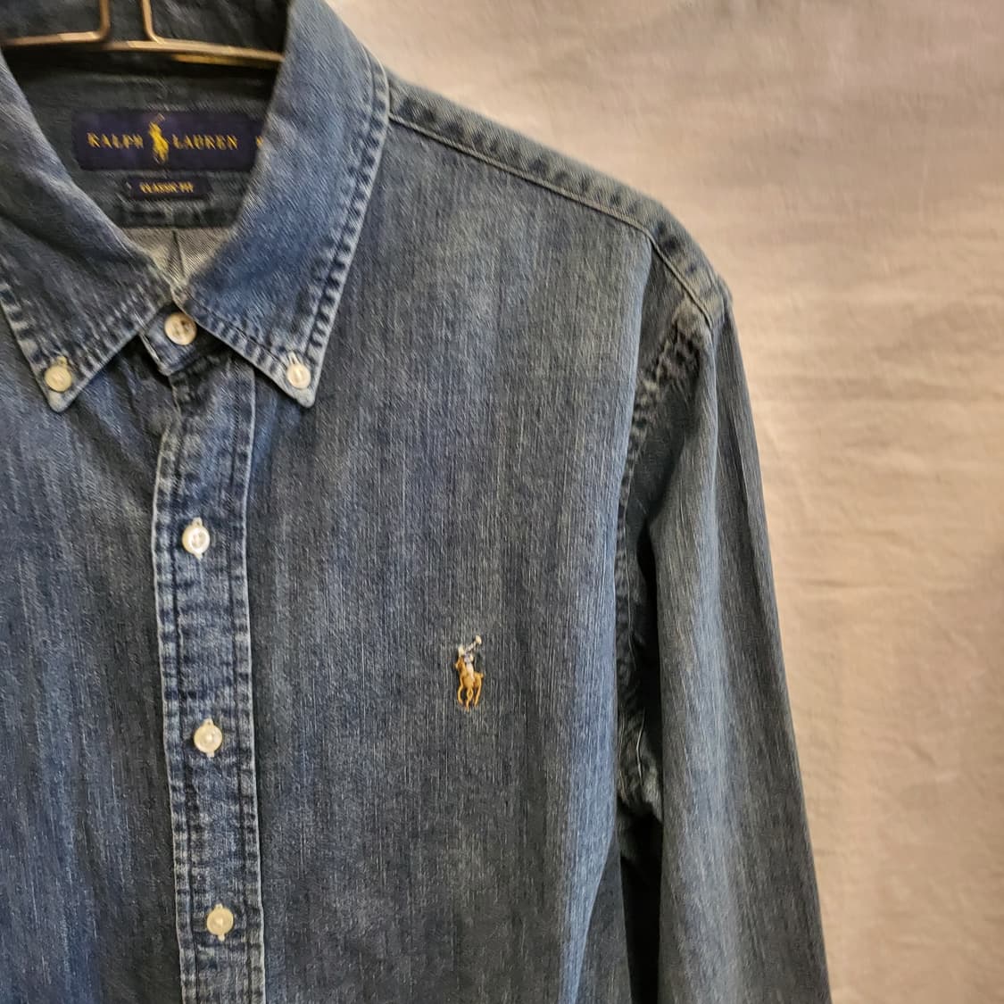 폴로 랄프로렌 데님 셔츠 청남방 상품이미지3