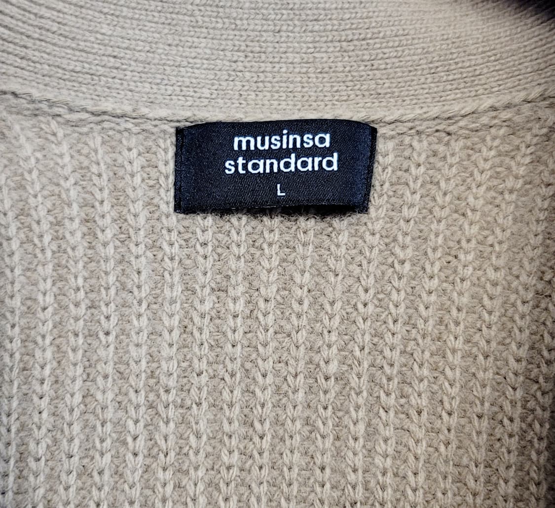 [XL~XXL] 무신사스탠다드 램스울 오버사이즈 니트가디건 판매 상품이미지5