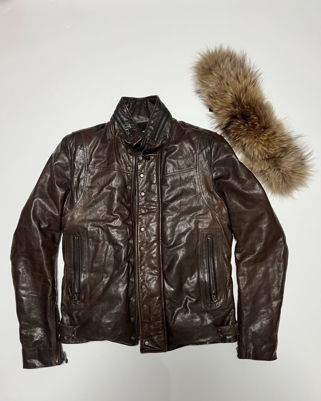 시스템 양가죽 자켓 상품이미지1