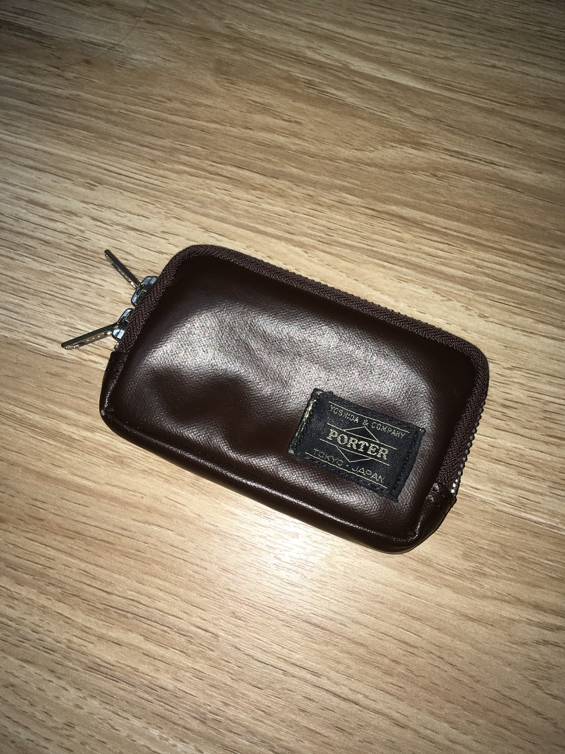 포터 프리스타일 멀티 코인케이스 브라운 상품이미지3