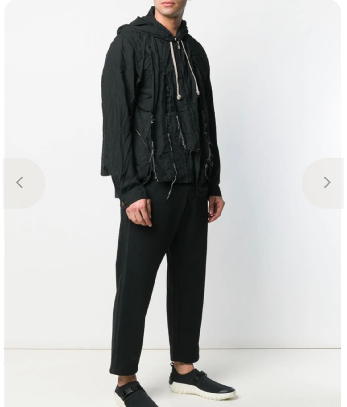 19ss 꼼데가르송 옴므플러스 컷아웃 후드자켓 l 상품이미지3