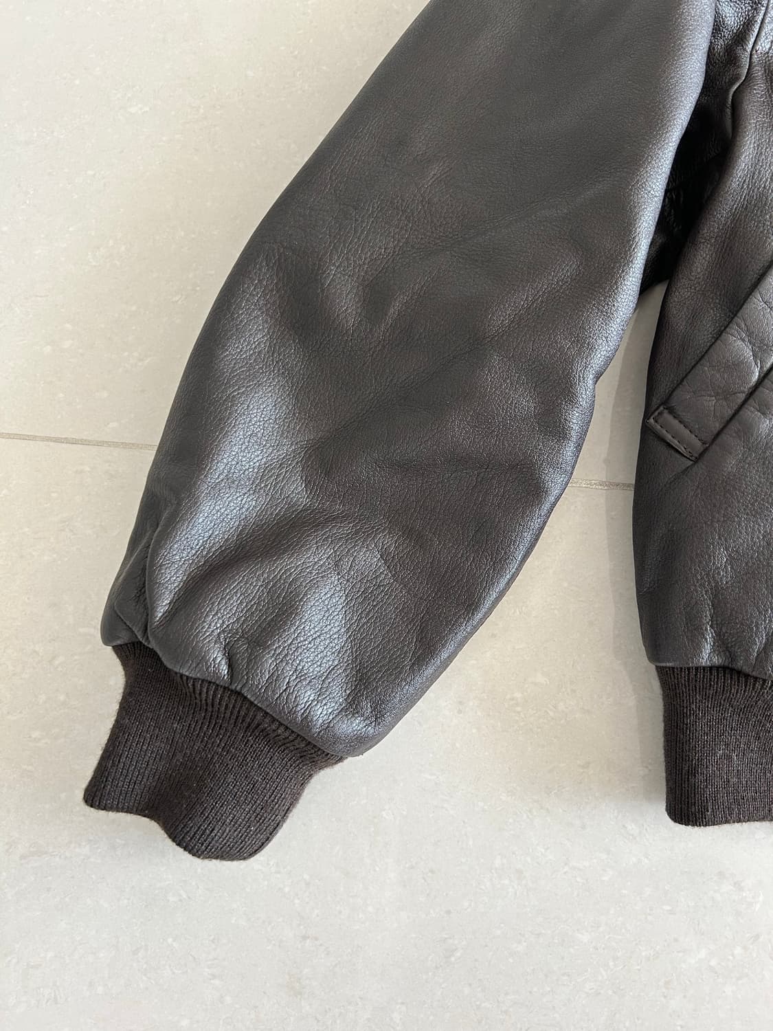 일본바잉 빈티지 소가죽 레더자켓 상품이미지3