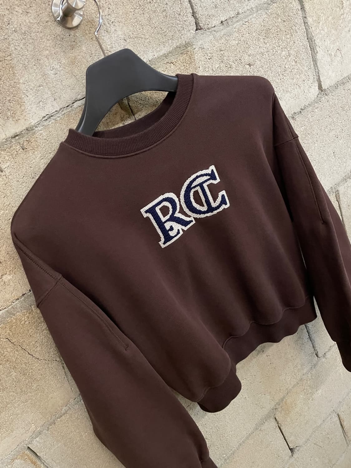 렉토 로고 크롭 맨투맨 상품이미지3