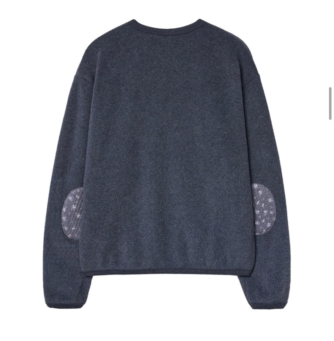 바니쉬먼트 맨투맨 차콜 flower fleece mtm 상품이미지1