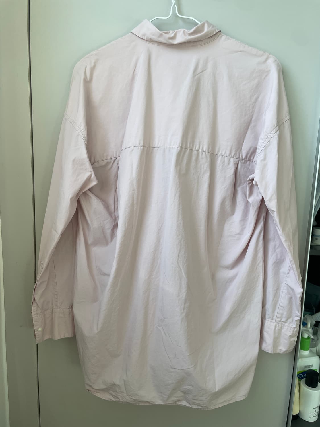 유니클로 핑크 셔츠 L 상품이미지3