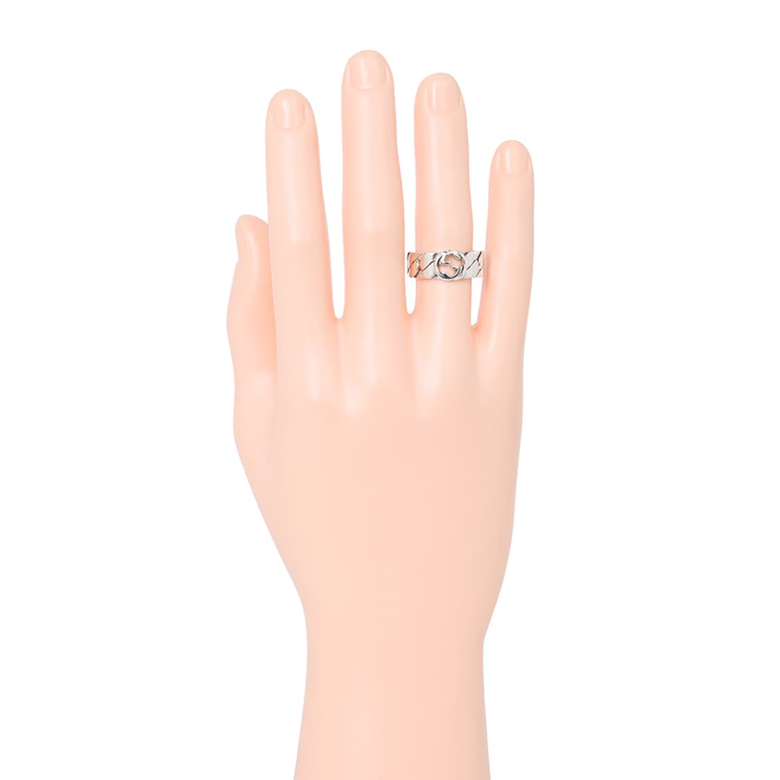 구찌 실버반지 인터로킹 G와이드 링 8MM 실버링 21호 661515 상품이미지4