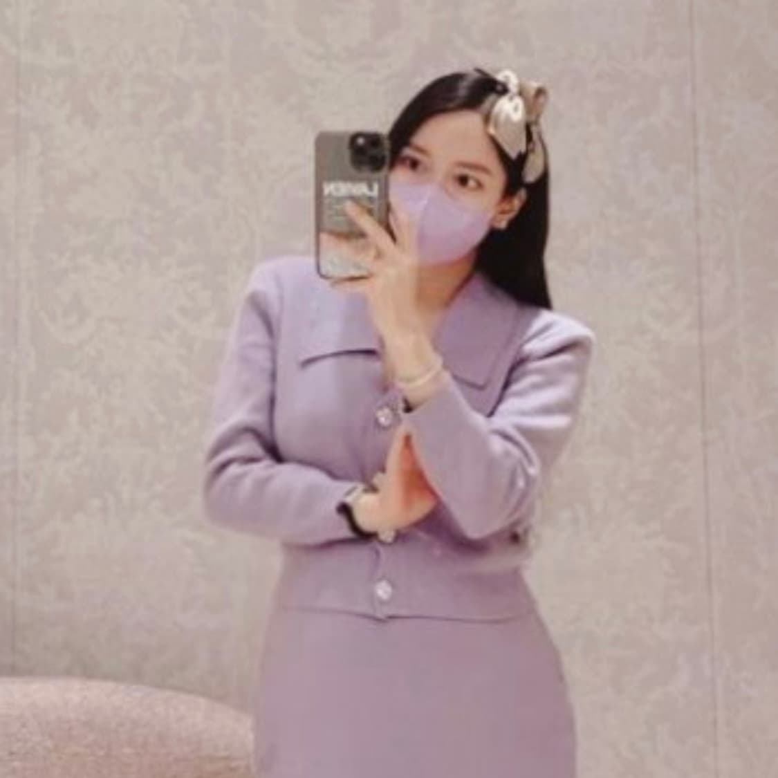 핑크시크릿(PINK SECRET) 캐시울 가디건 55-66 새상품 상품이미지1