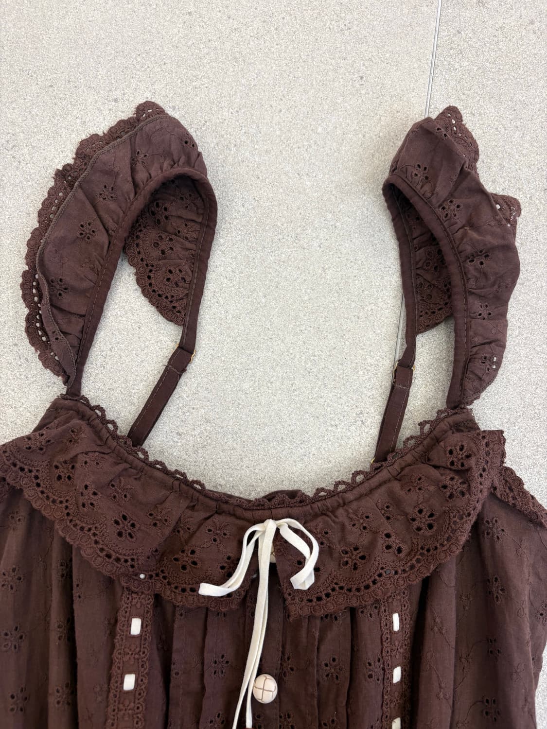 리즈리사 브라운 나시 원피스 상품이미지2