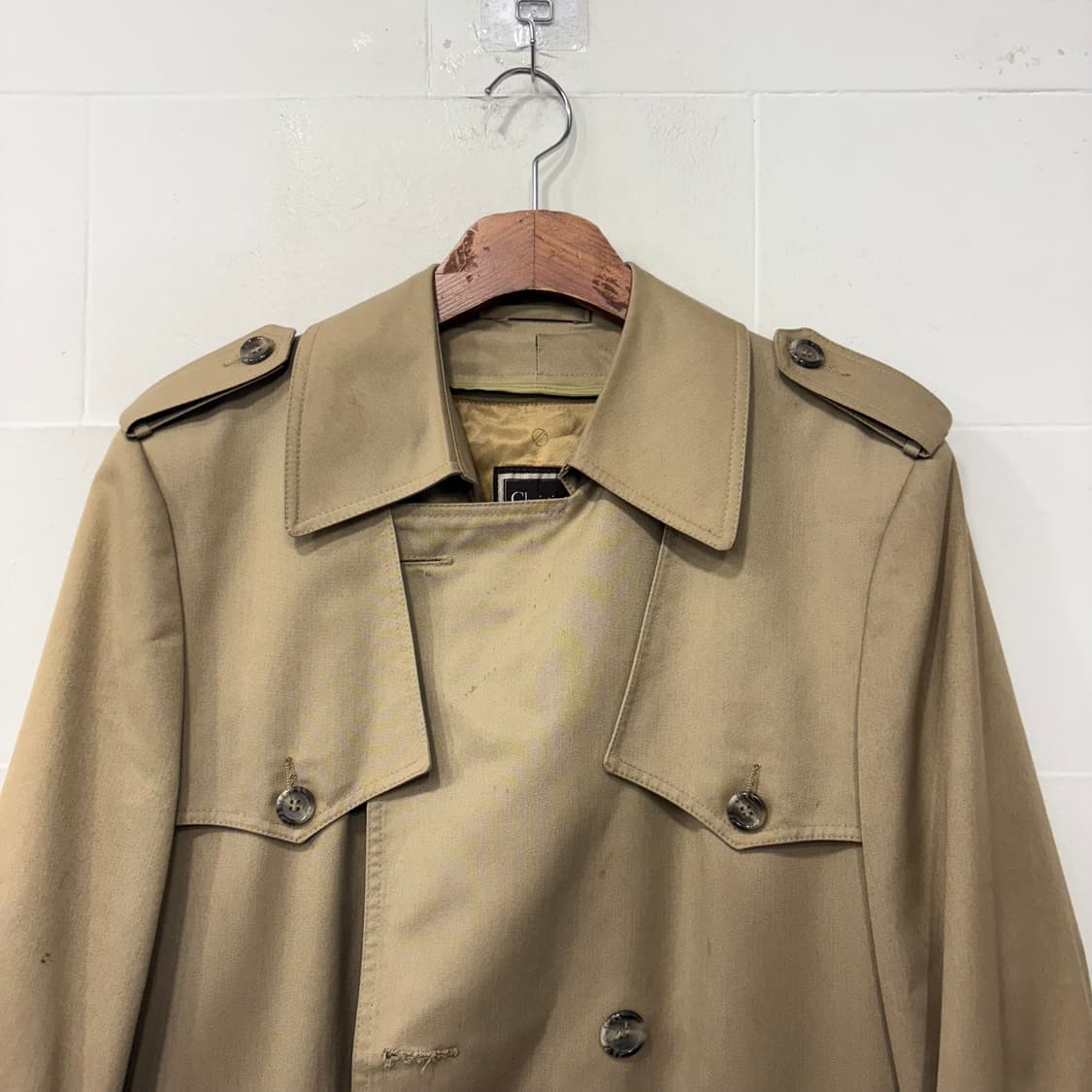 크리스찬디올 더블 브레스트 트렌치 코트 상품이미지3