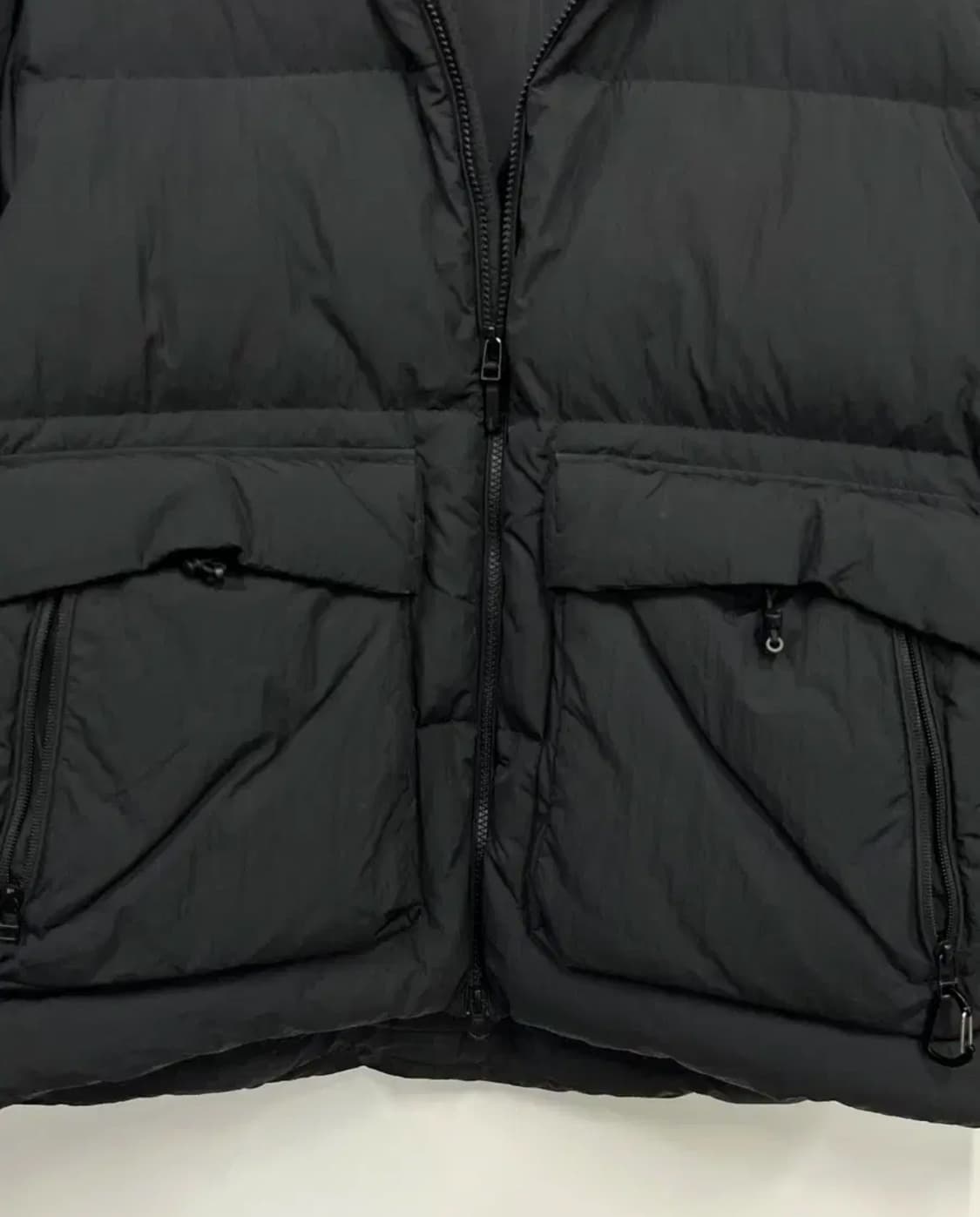 무신사 시티 레저 다운 숏 패딩 재킷 [2XL, 블랙] 상품이미지5