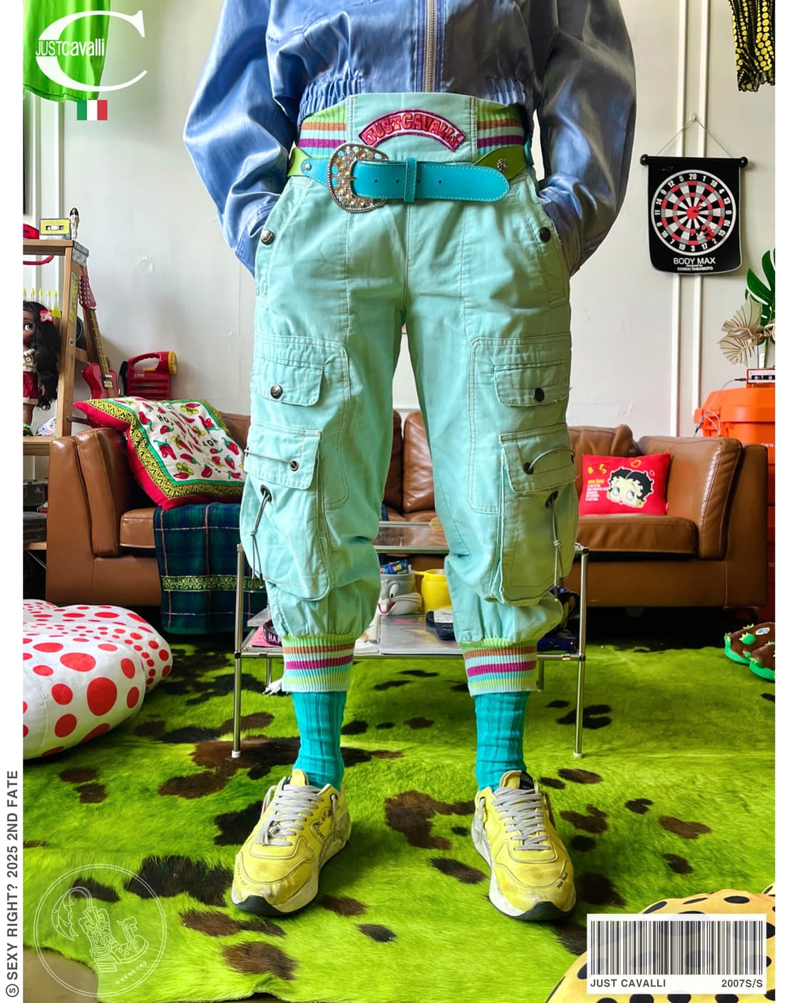 JUST CAVALLI 06ss Banding Cargo Pants 상품이미지1