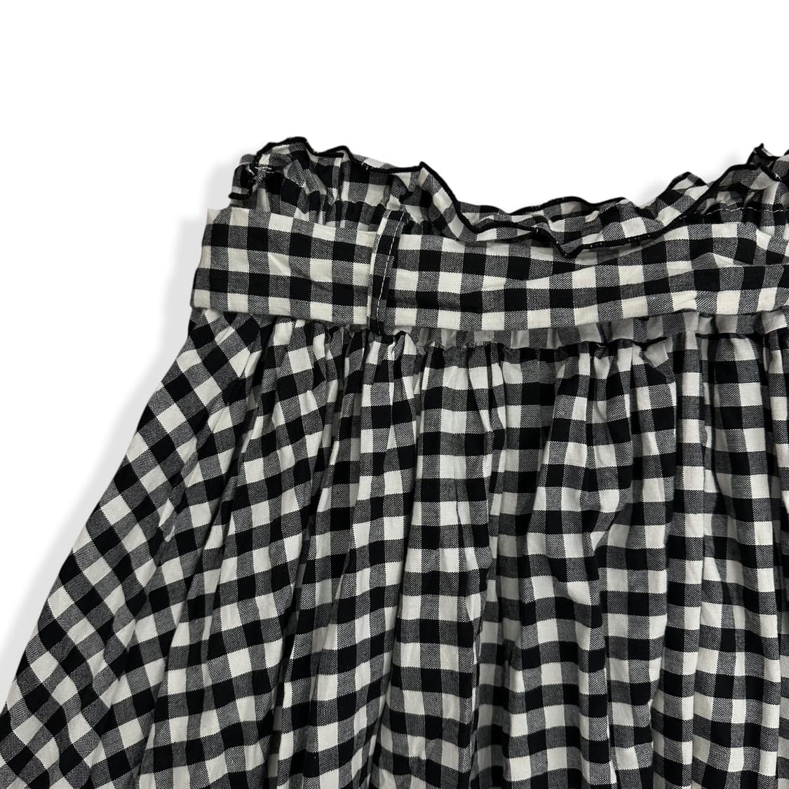 Belted Mono Check Short Skirt 상품이미지6