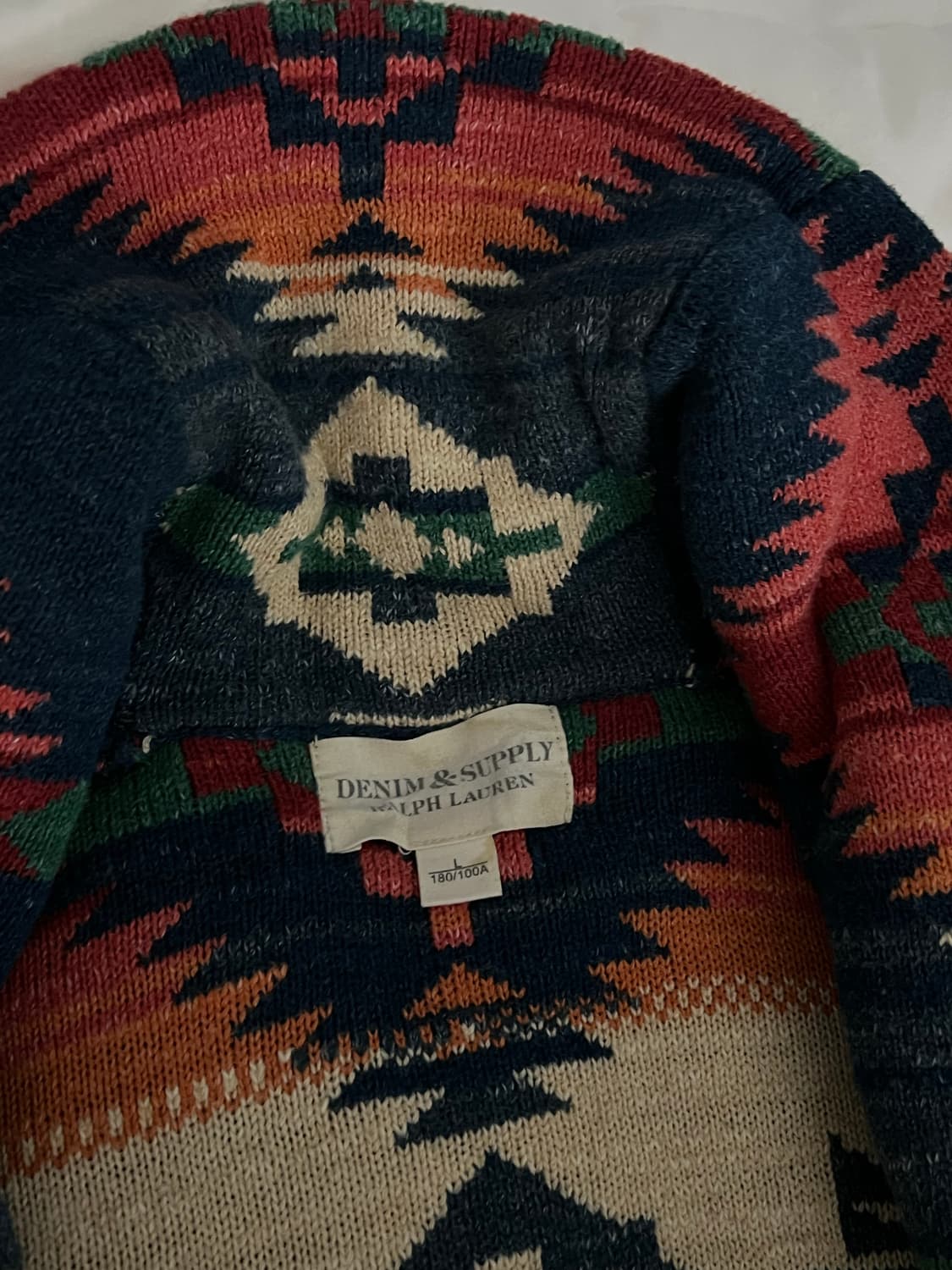 랄프로렌 빈티지라인 가디건 사이즈 L 상품이미지10