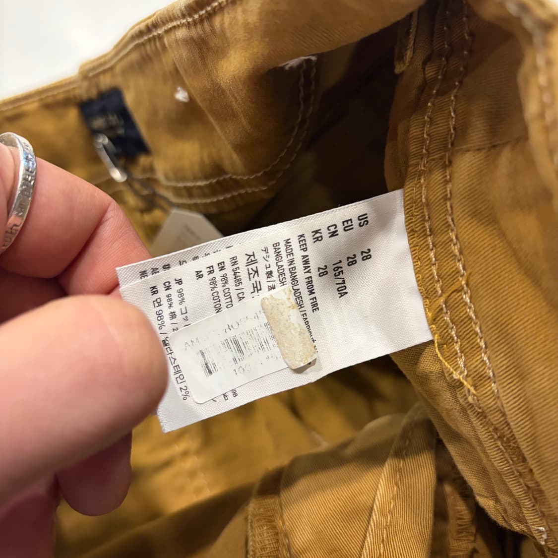 [28] 아메리칸이글 베이지 워크 카고 반바지 C555 상품이미지4