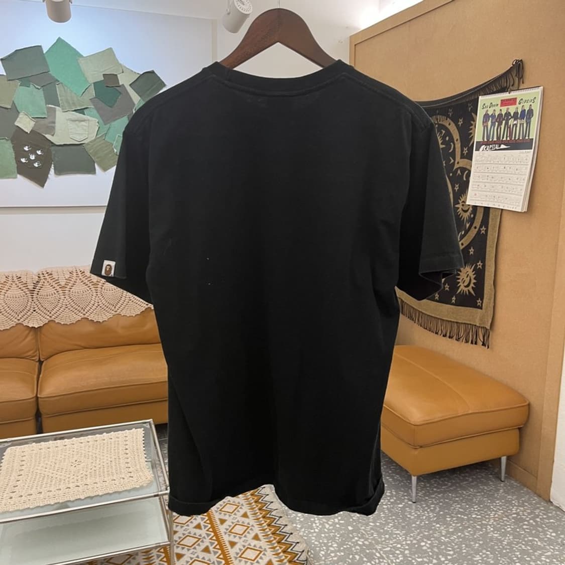 베이프 AAPE 오사카 한정판 마네키네코 반팔티 L C11093 상품이미지4