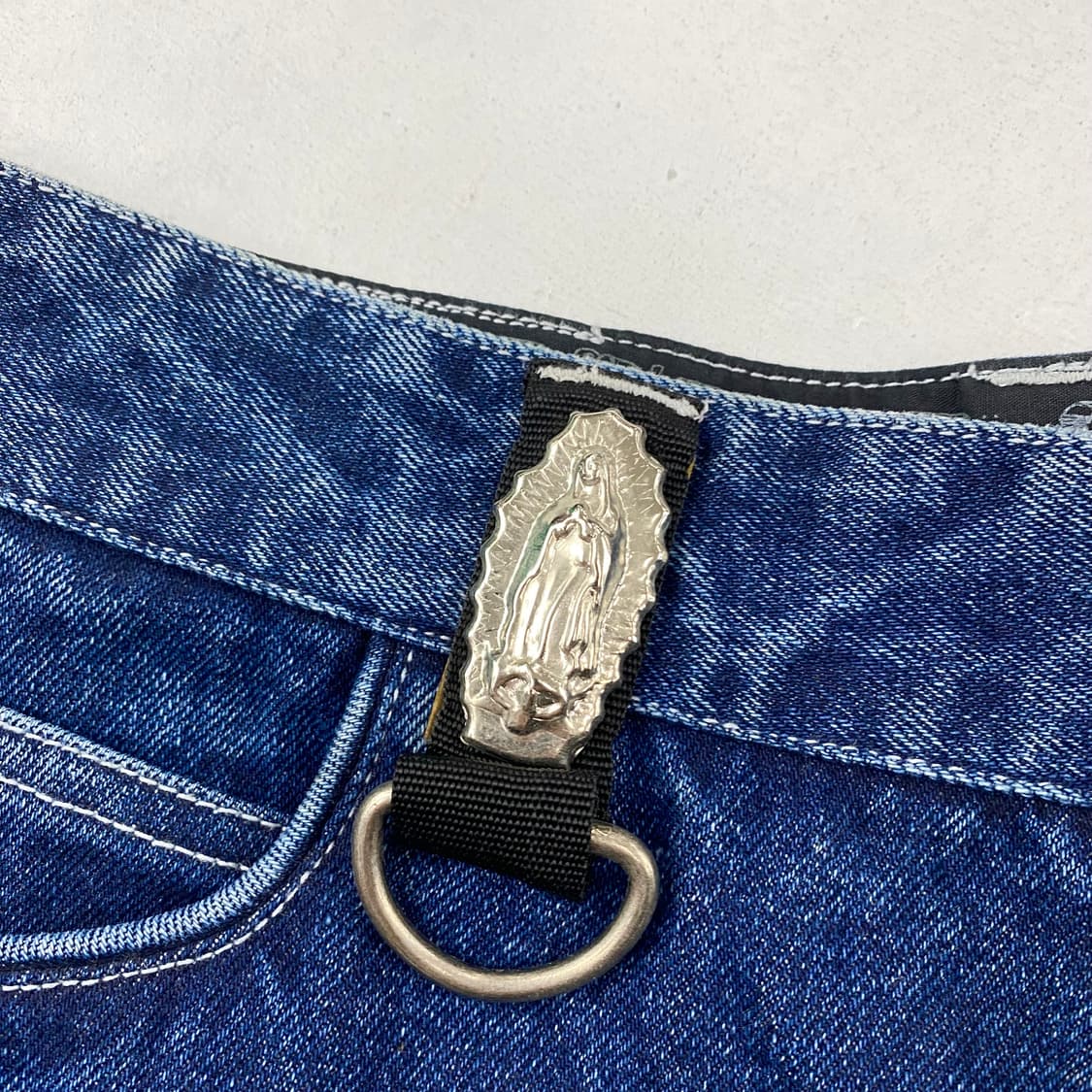 90s Solo Semore Vintage Y2K HipHop denim 상품이미지3