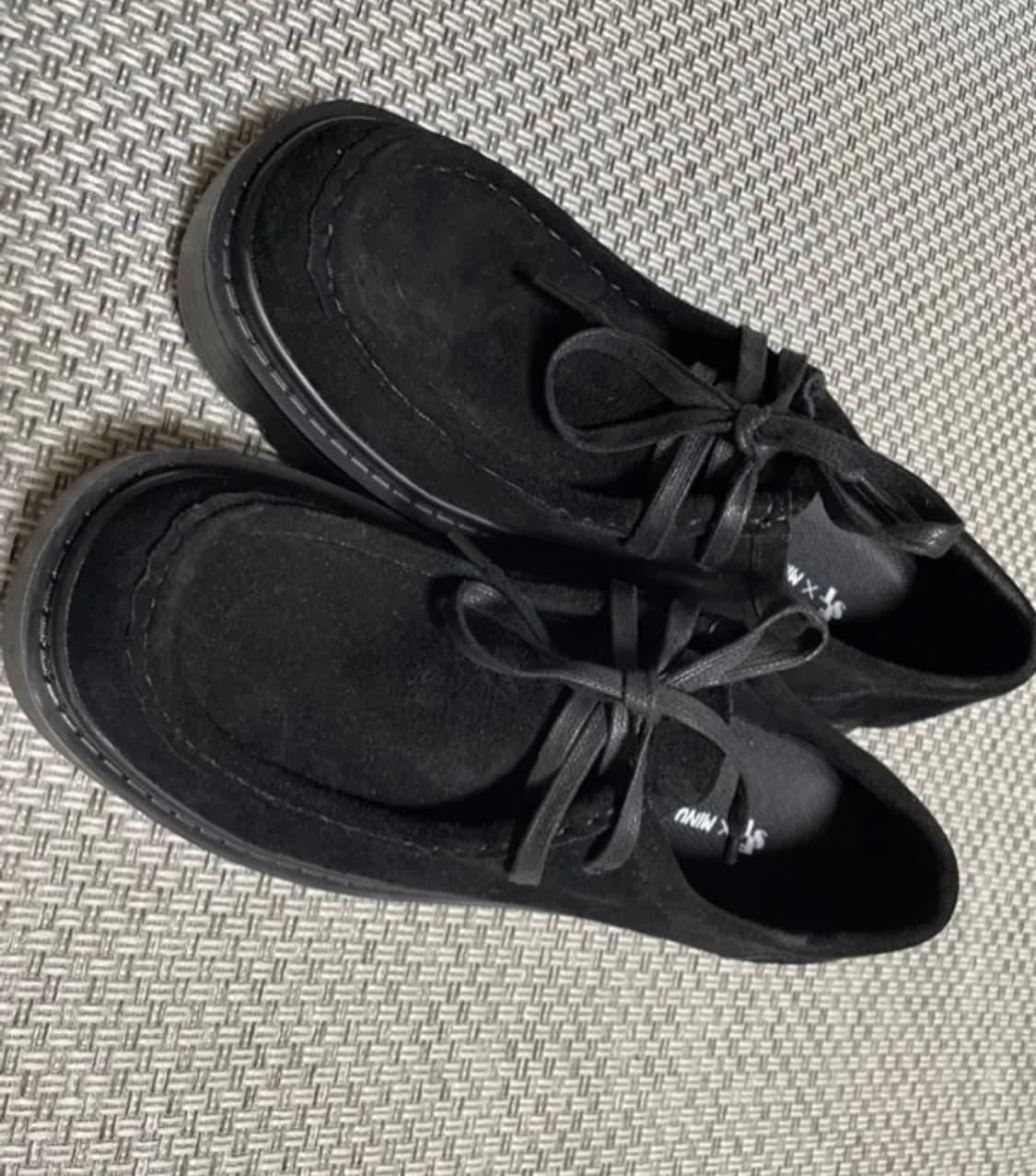 6fit black 왈라비 스웨이드 슈즈 상품이미지1