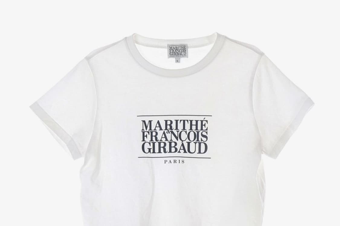 마리떼 프랑소와 저버 클래식 로고 크롭 티셔츠 S 상품이미지3