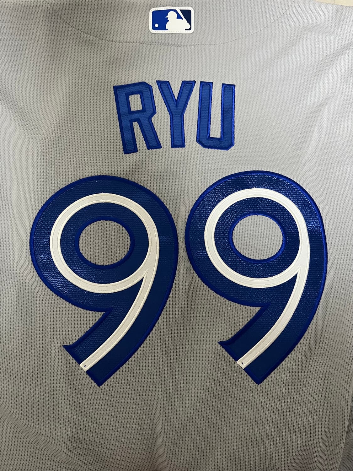 나이키 류현진 토론토 블루제이스 어웨이 어센틱 정품 유니폼 상품이미지5