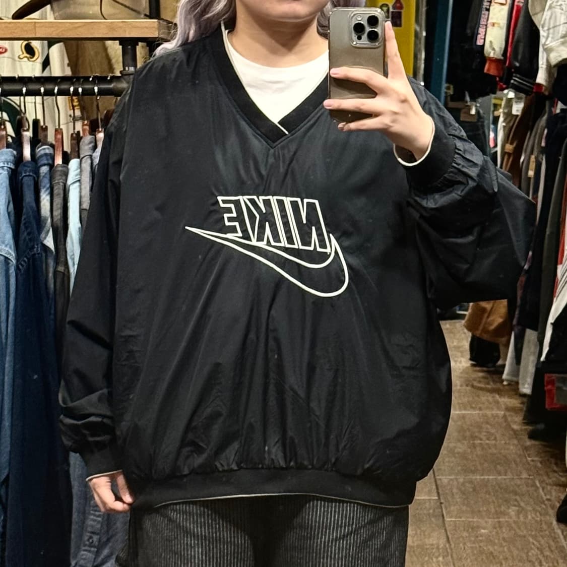 [HI] 나이키 올드스쿨 웜업 블랙 상품이미지1