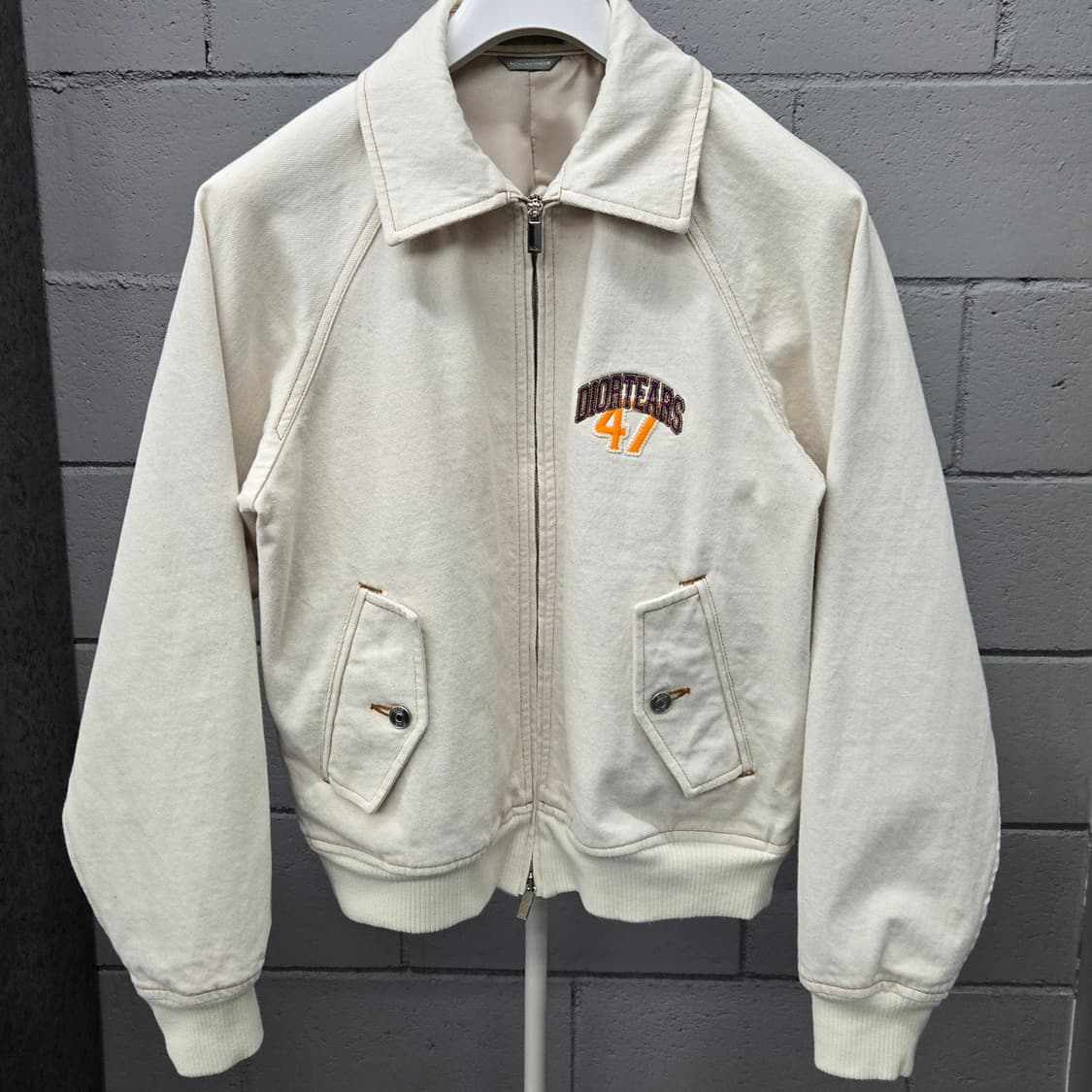 디올X데님티어스 디올티어스 백로고 데님 블루종 자켓 46 상품이미지2