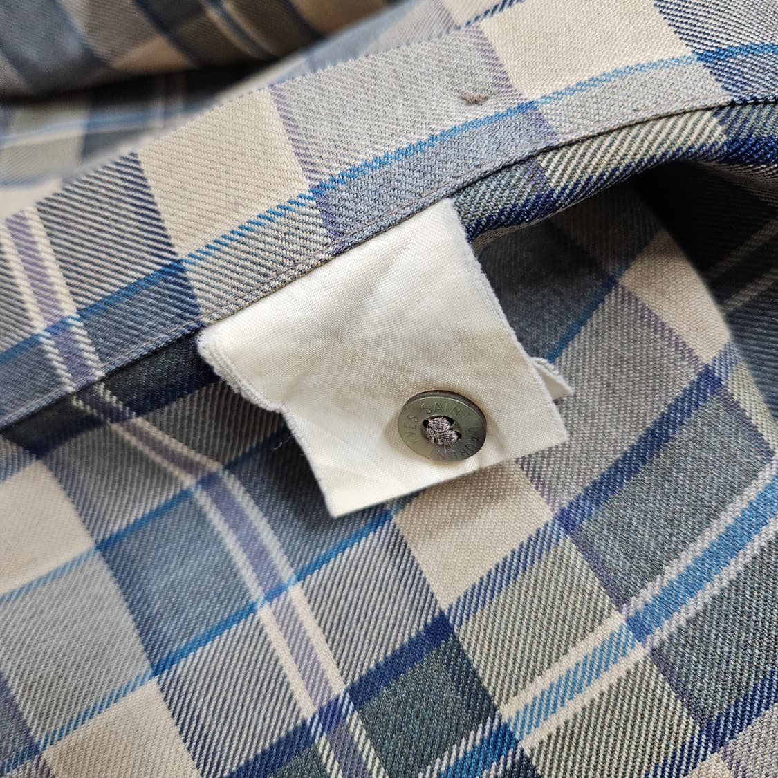 입생로랑 뿌르옴므 체크셔츠 95(100-105) 상품이미지5