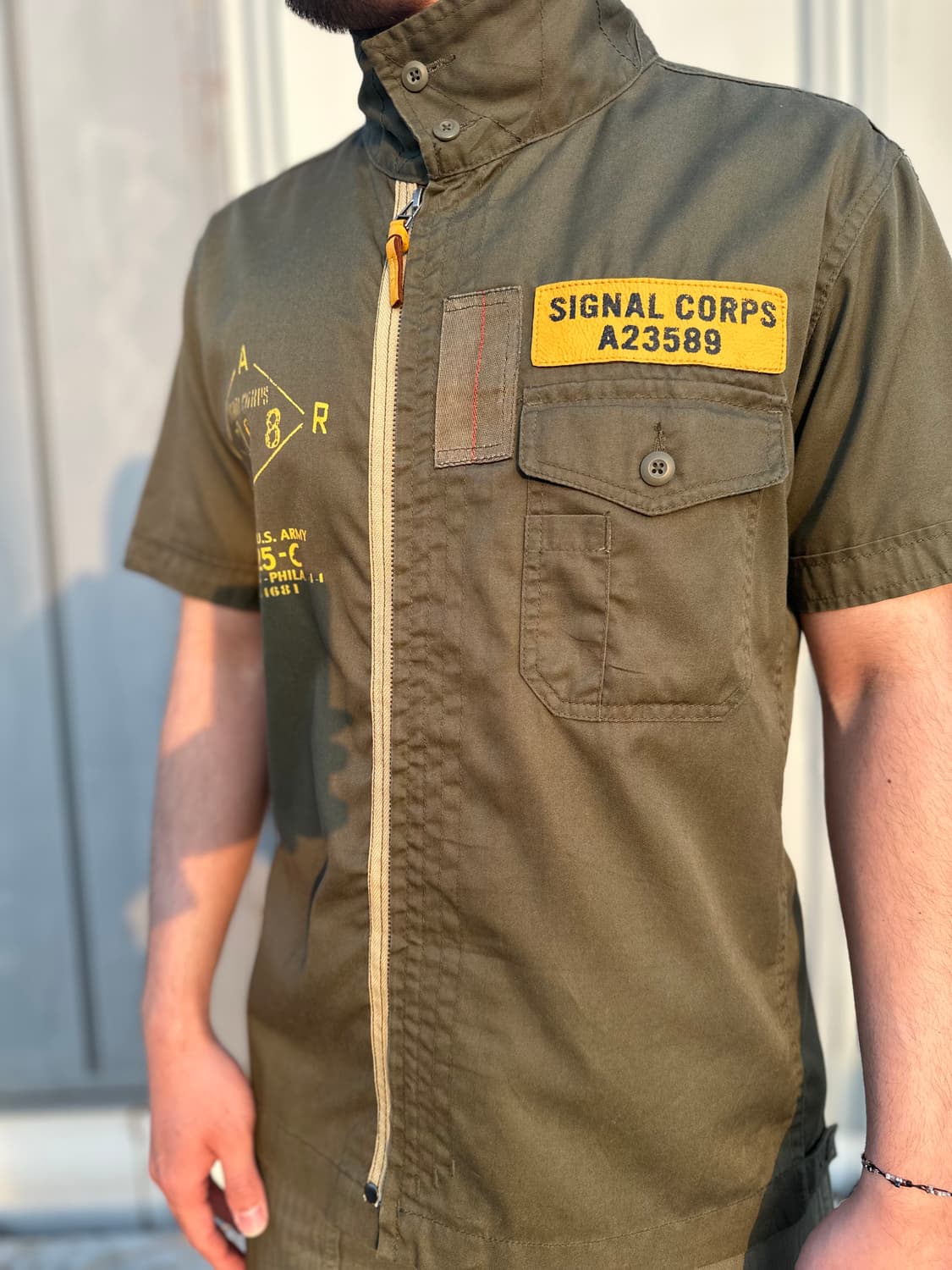 AVIREX U.S 플라이트 반팔 셔츠 상품이미지7