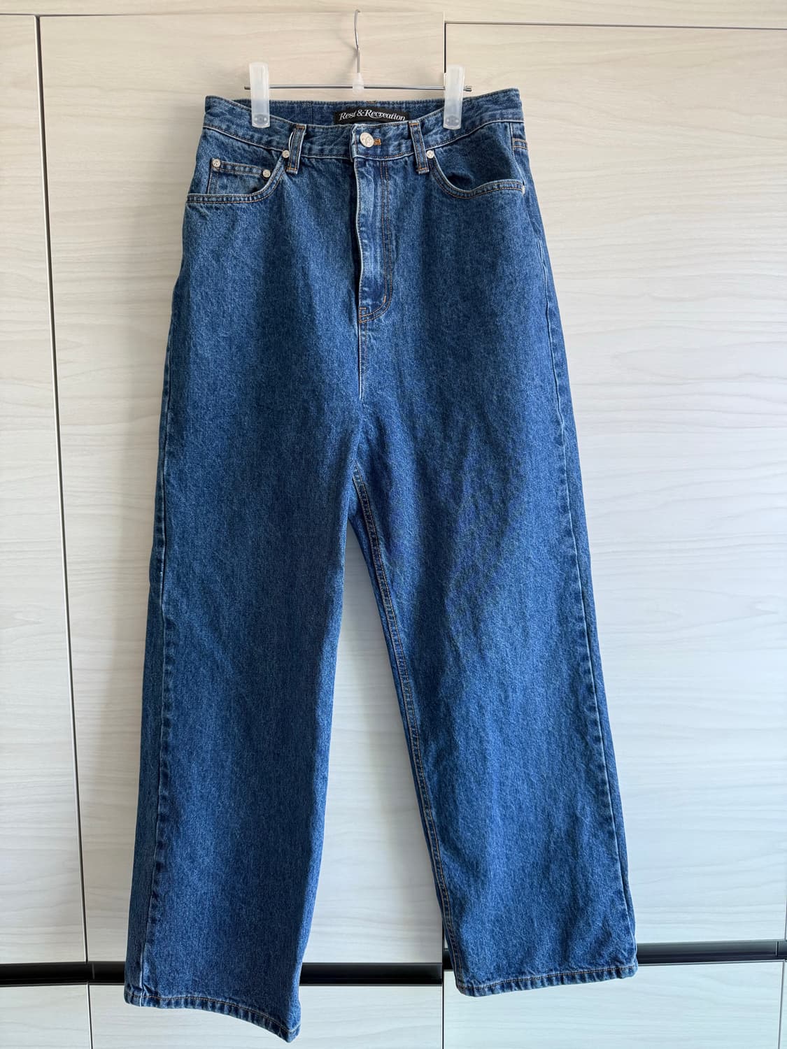 레스트앤레크레이션 와이드데님 M 상품이미지4