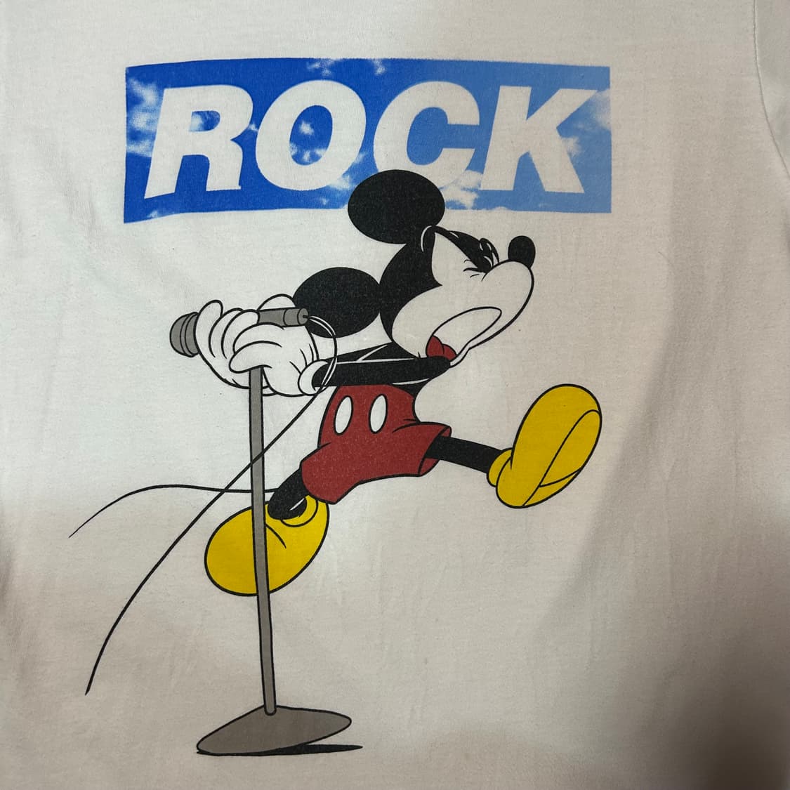 [M] 2019 일본 락 페스티벌 미키마우스 프린팅 반팔 상품이미지3