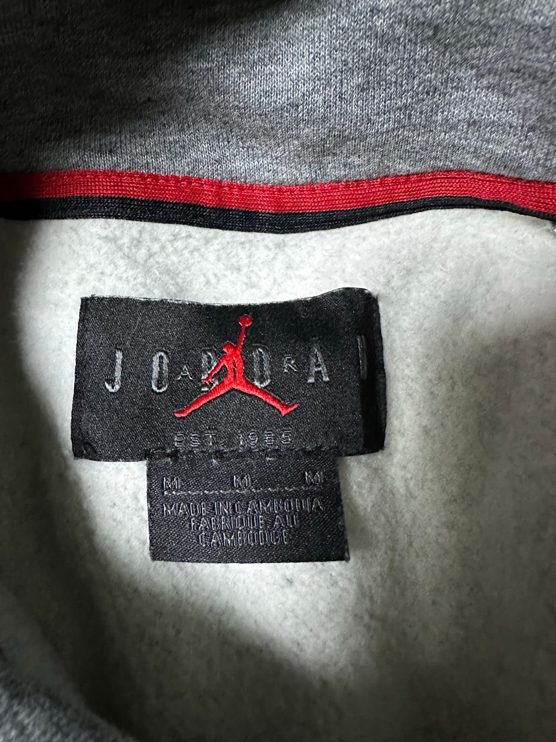 조던 기모 후드티 그레이 상품이미지3