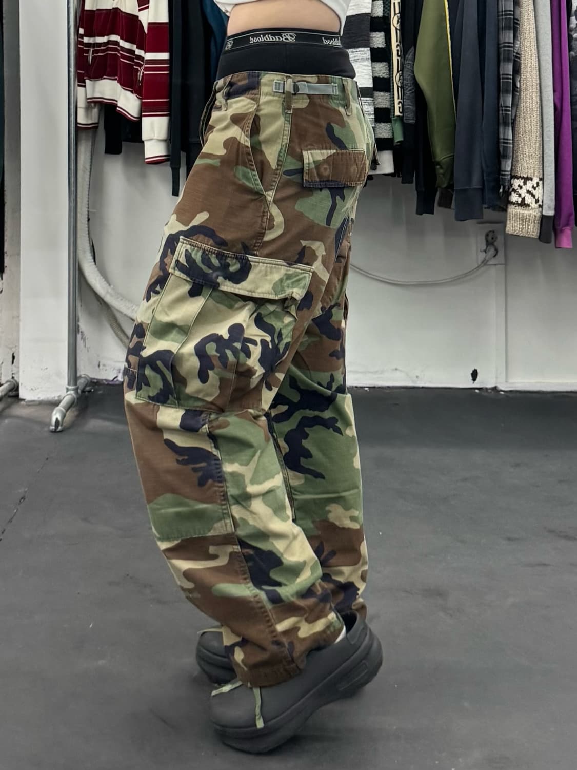 VTG 밀리터리 카모 립스탑 카고팬츠 상품이미지3