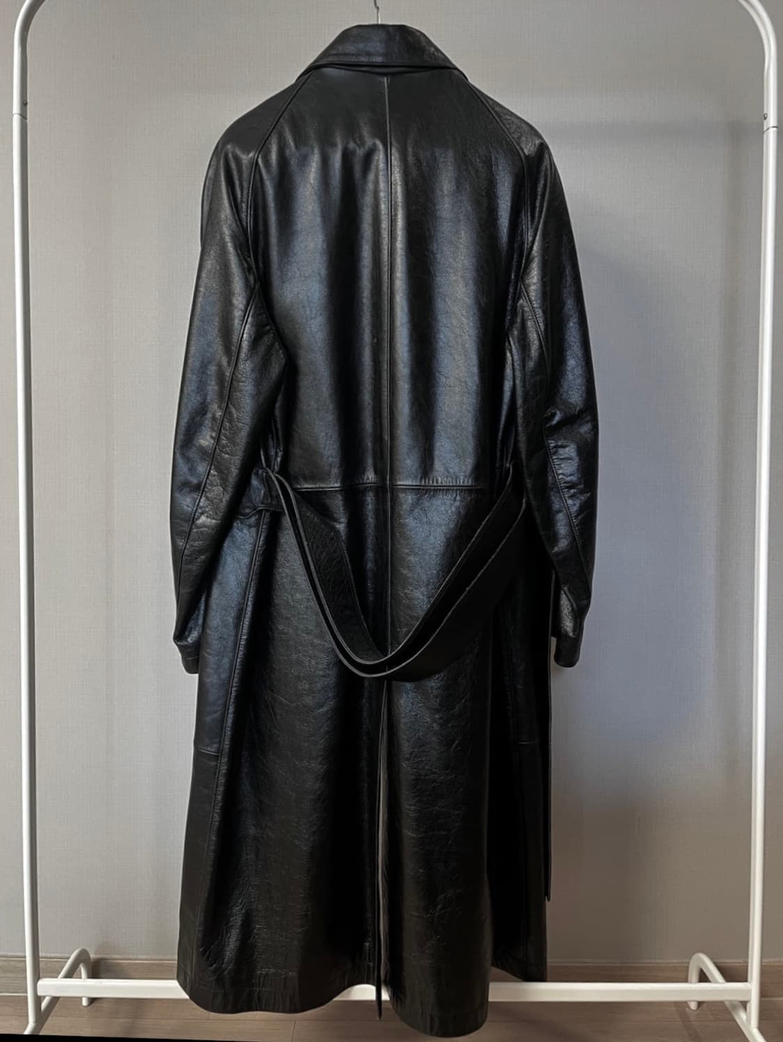 누마레 레더 트렌치코트 상품이미지2