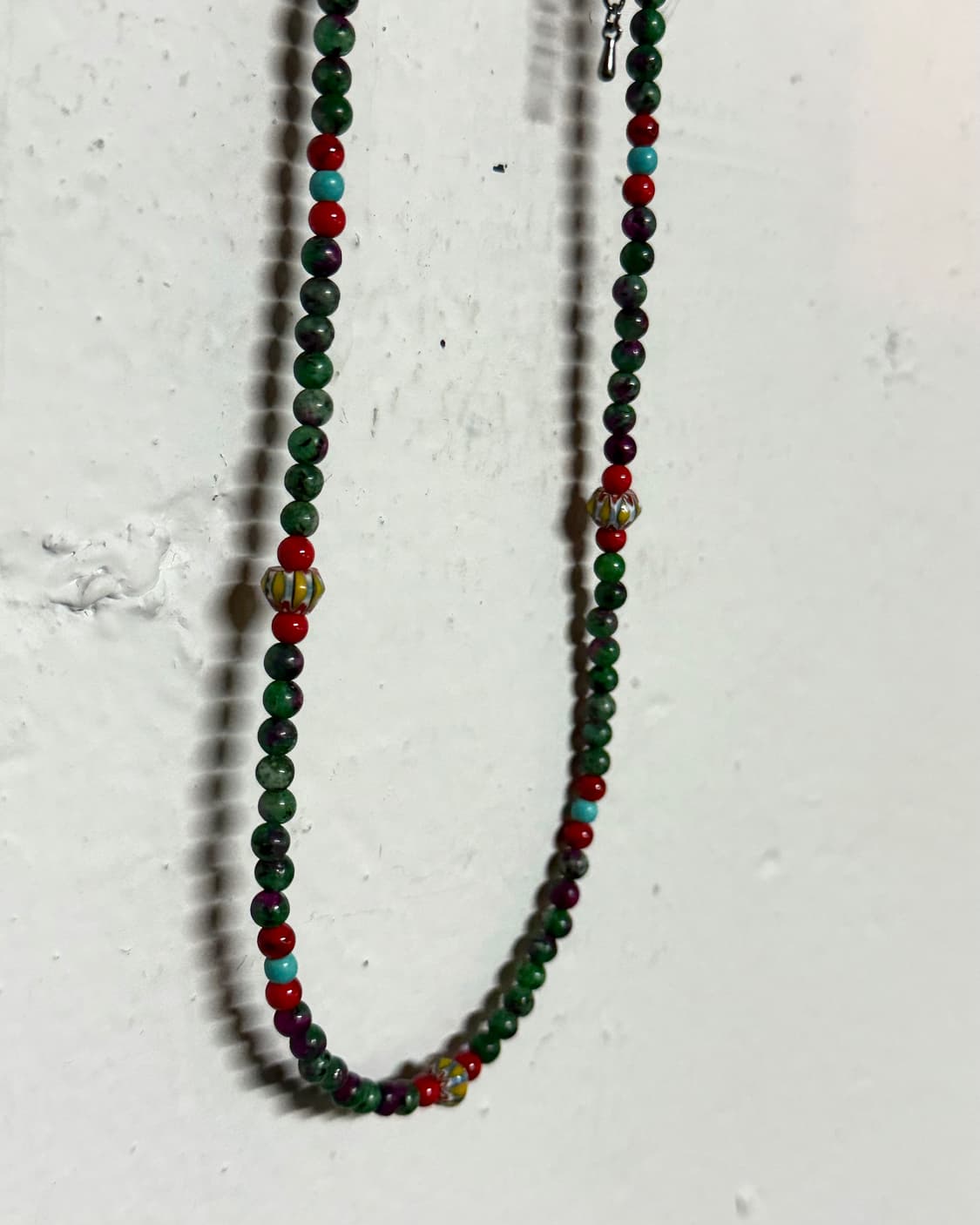 모쿠토 ‘단청’ 비즈 목걸이 [그린/퍼플] 상품이미지5