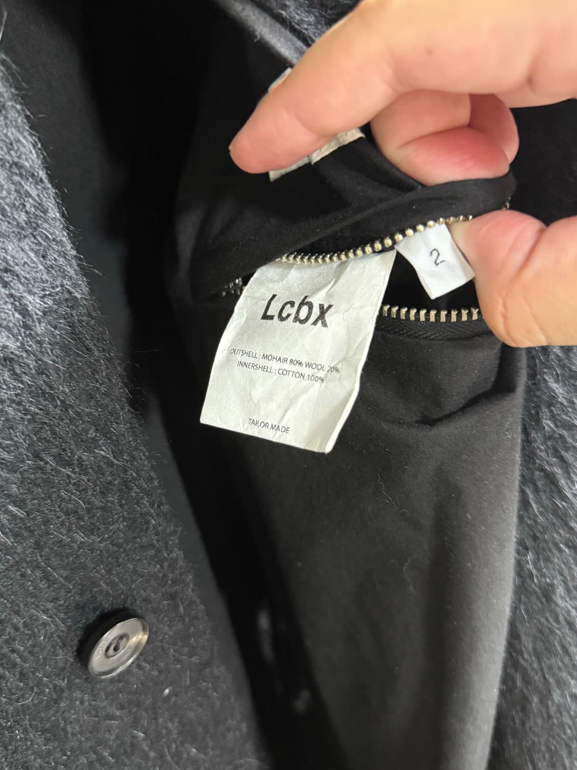 LCBX 모헤어 코트 상품이미지4